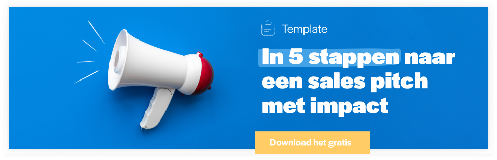 Template Sales pitch in 5 stappen